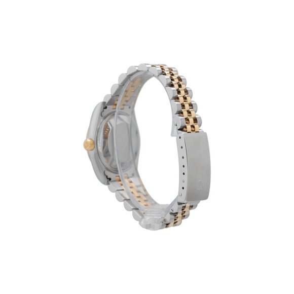 Rolex 68273 Datejust 31mm Two Tone Champagne Diamond Dial Fluted Jubilee Watch - Picture 8 of 10